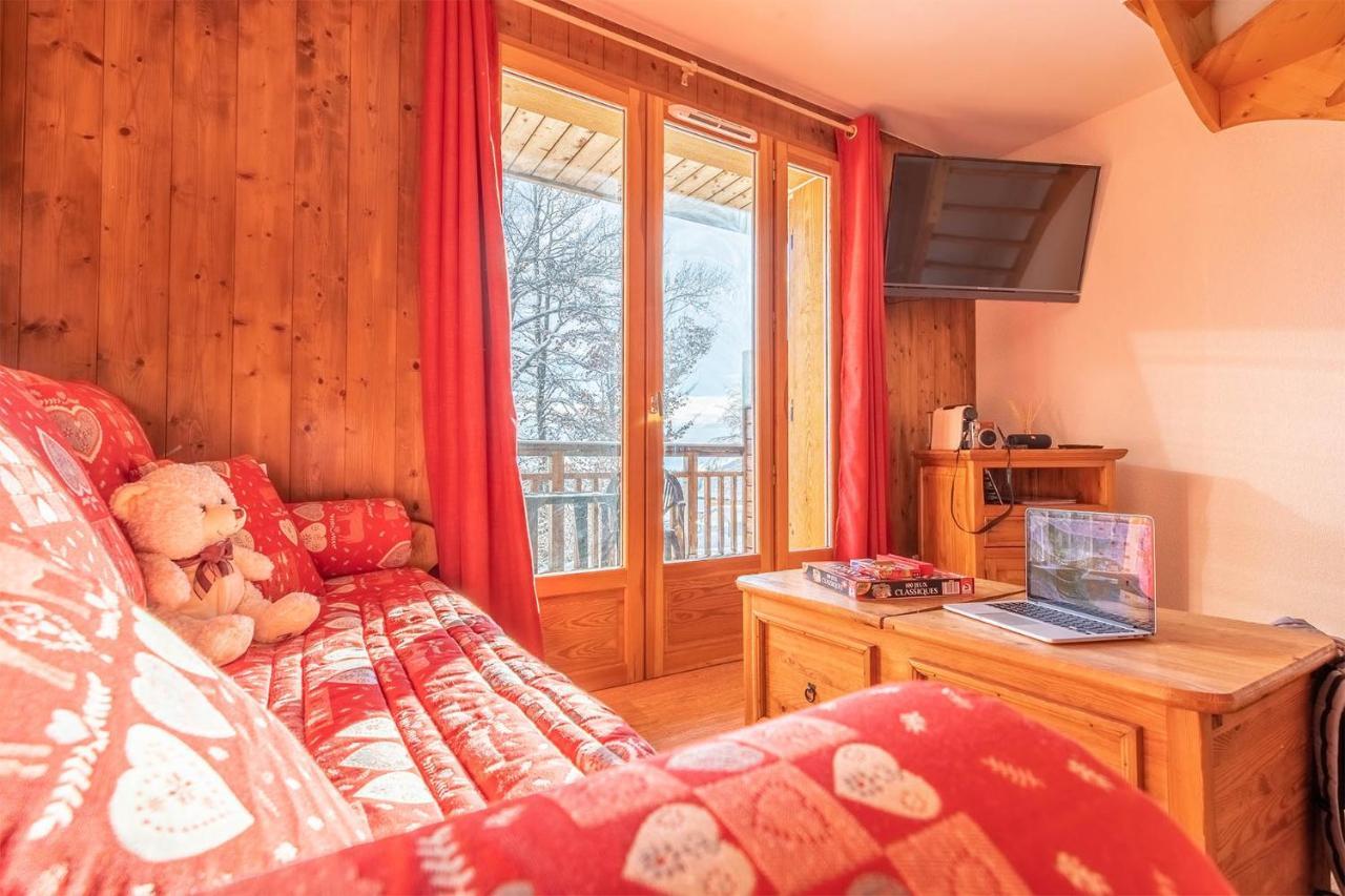Madame Vacances Les Chalets Du Berger Premium*** La Féclaz Exteriör bild