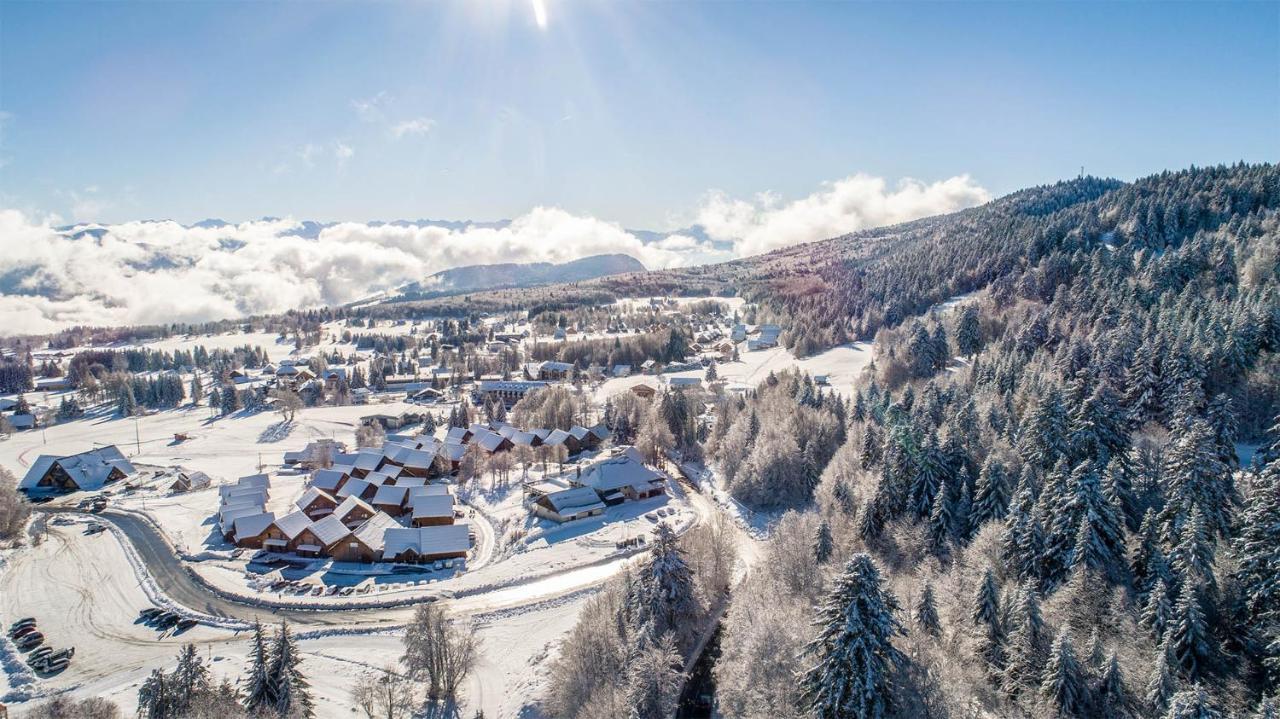Madame Vacances Les Chalets Du Berger Premium*** La Féclaz Exteriör bild