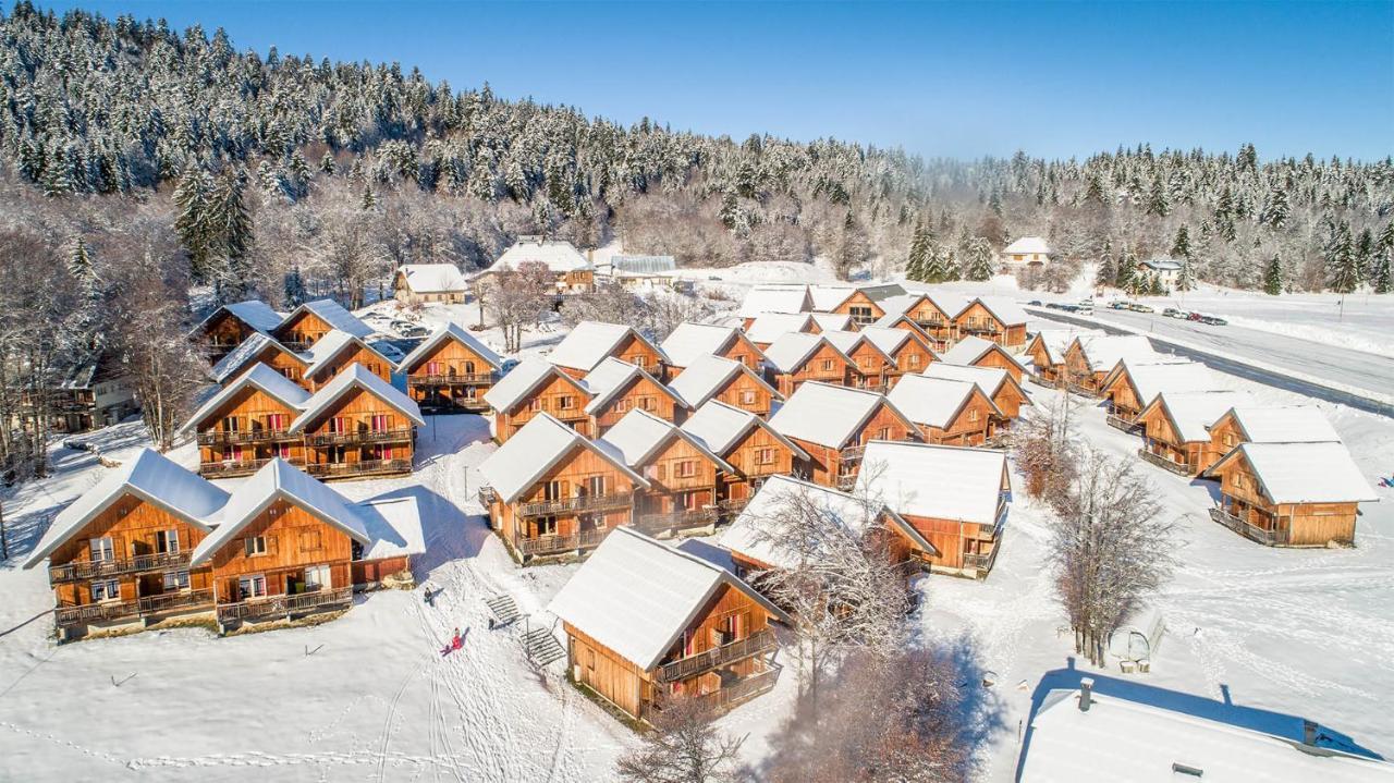 Madame Vacances Les Chalets Du Berger Premium*** La Féclaz Exteriör bild