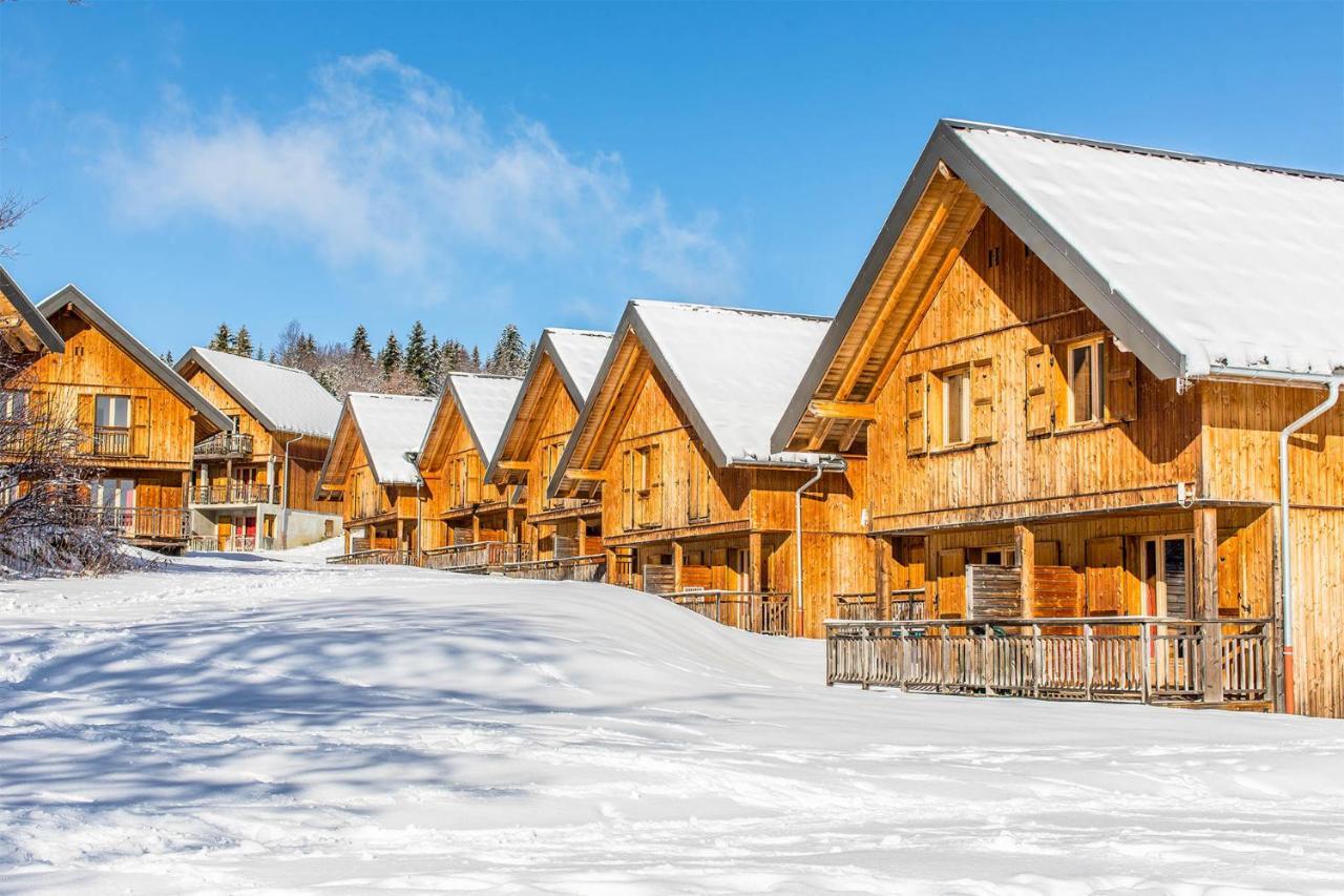 Madame Vacances Les Chalets Du Berger Premium*** La Féclaz Exteriör bild